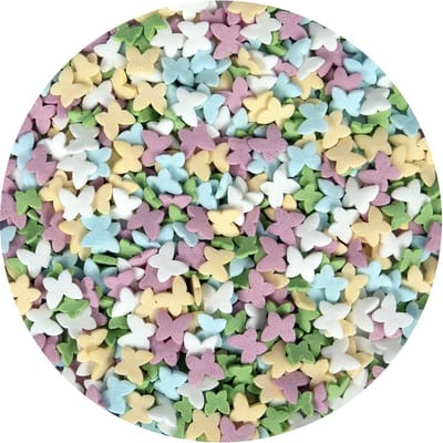 BrandNewCake® Confetti Vlinders 60gr - Strooisels - Sprinkles - Taartdecoratie