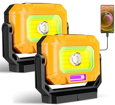 Oplaadbare LED Werklamp met 7 Lichtmodi - 1500 Lumen en Draaibare Magnetische Standaard