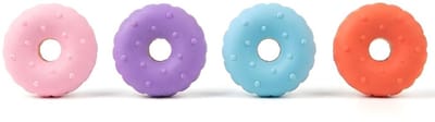 Ainy Kawaii Donut Gummen - een set van 4 schattige gummen, onmisbaar voor in je etui als schoolbenodigdheden - Ideaal kindercadeau voor meisjes en jongens