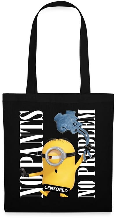 Minions Censored No Pants No Problem Tas Van Stof Schoudertas