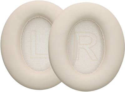 kwmobile 2x oorkussens geschikt voor Anker Soundcore Q11i - Earpads voor koptelefoon in wit
