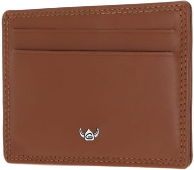 Golden Head Leren kaarthouder Polo RFID Protect Kartenetui 4448 Cognac bruine