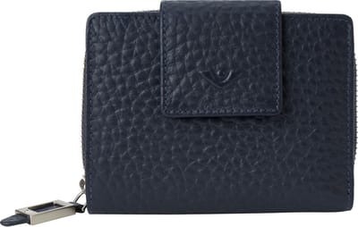 Voi Dames portemonnee Grain Leather Leer - blauw
