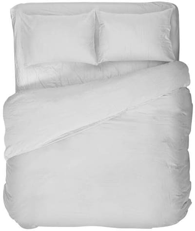 Kayori Esra Dekbedovertrek - Tweepersoons - 200x200/220 cm - Wit