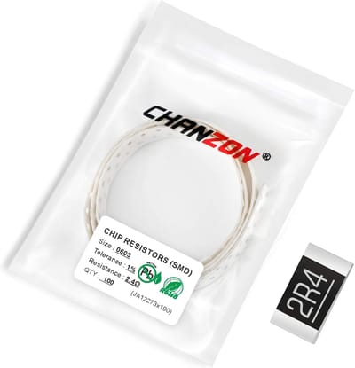 SMD Weerstanden - Chip Componenten - Elektronica Reparatie - 1% Tolerantie - 100 stuks - Grijs