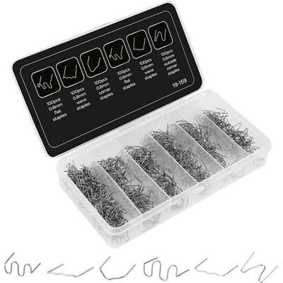 Grupa Topex NEO TOOLS - Plastic Zszywki Set - 600 Stuks - 3 Vormen - Opbergdoos