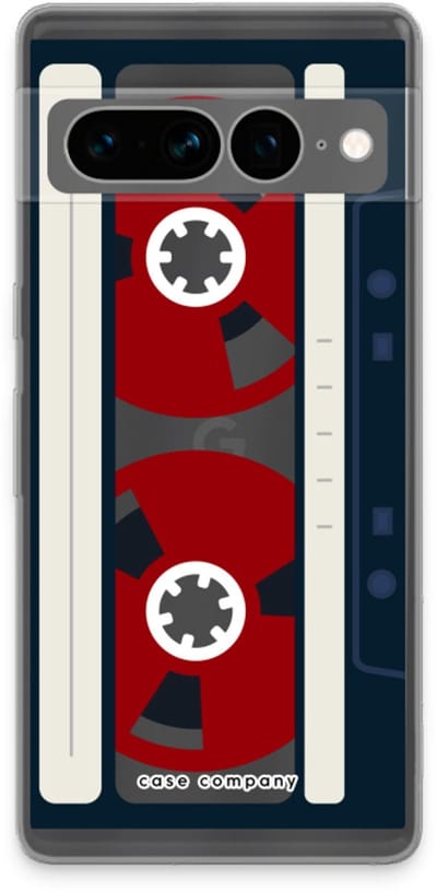 Case Company® - Hoesje geschikt voor Google Pixel 7 Pro hoesje - Here's your tape - Soft Cover Telefoonhoesje - Bescherming aan alle Kanten en Schermrand