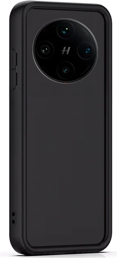 Hoesje geschikt voor Oppo Find X8 - Versterkte randen - Bescherming Camera & Scherm - Matte Design Jet Zwart