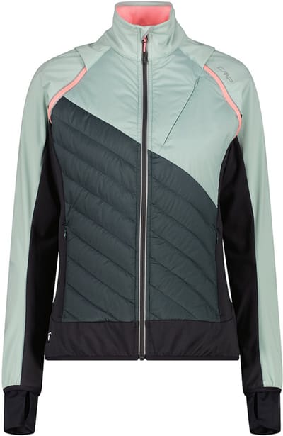 Cmp Detachable Sleeves 30a2276 Softshelljack Groen 2XS Vrouw