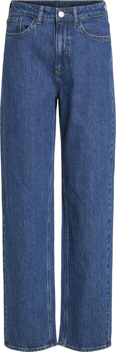 VILA Straight fit jeans VIKELLY high-waist