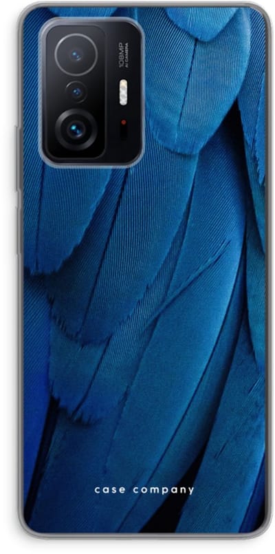 Case Company® - Hoesje geschikt voor Xiaomi 11T hoesje - Pauw - Soft Cover Telefoonhoesje - Bescherming aan alle Kanten en Schermrand