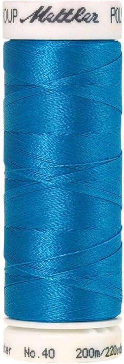 AMANN POLYSHEEN NAAI-BORDUURGAREN, COL-4103 BLAUW, 200M, PER STUK.