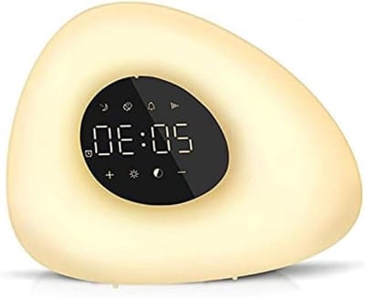 Wekker met Licht - Natuurlijk Wakker Worden - Rustig Ontwaken - Zonsopgang Simulatie - 10 Natuurlijke Geluiden - Meerdere Kleuren