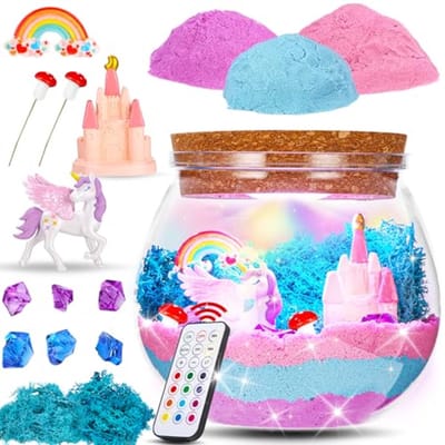 Glowing Unicorn Craft Set voor Kinderen - Creatieve Speelgoedset voor Meisjes van 4-13 Jaar
