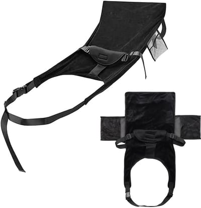 Vliegtuigbed baby - Draagbare stoel - Reizen met kinderen - Meerpunts-stabilisatie - 200 gram - Grijs