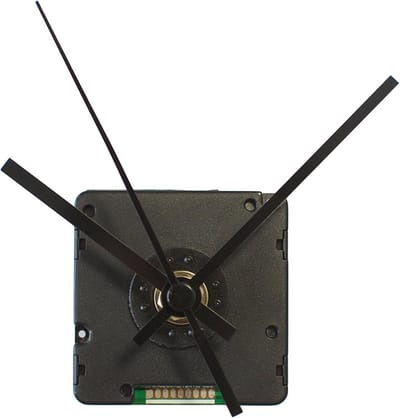 Zendergestuurd Uurwerk met Wijzers Set - Voor het Maken van je Eigen Klok - Nauwkeurige Radiotransmissie - Handmatige Tijdinstelling - 56x37x56mm