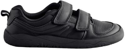 Next - Jongens - Leren Barefoot-schoolschoenen met 2 klittenbandsluitingen - Zwart
