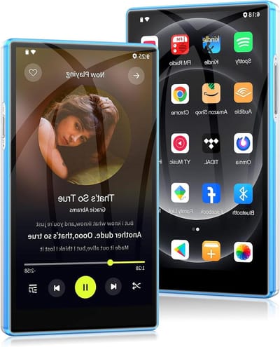Draagbare MP3 Speler - Muziekspeler Bluetooth - Muziek Luisteren - Hoge Geluidskwaliteit - 32GB Opslag - Zwart