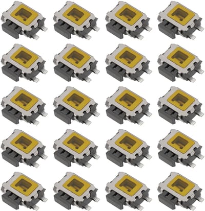 Dailygoods - Set van 20 4-polige SMT SMD Druktoetsschakelaars