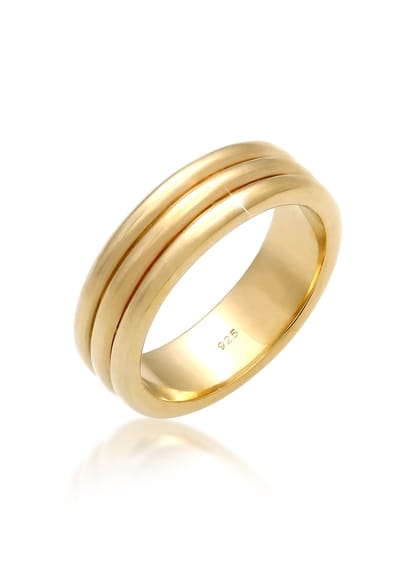 Elli PREMIUM - Ring - Dames Band Koppel Huwelijksceremonie Basic Minimaal Elegant van 925 Sterling Zilver - Dames