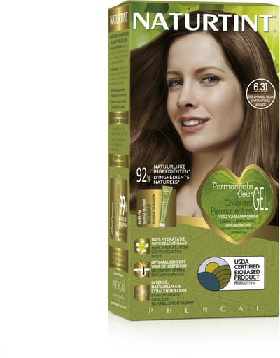 6.31 Diep Amandel Bruin - NATURTINT - 170ml - Vegan - Ammoniakvrij - BioBased Certified - Microplastic FREE