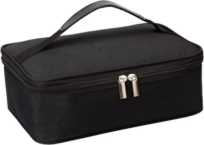 Geïsoleerde handtas - Kleine lunchtas - Draagbare geïsoleerde koeltas - Lunchbox - Zwart