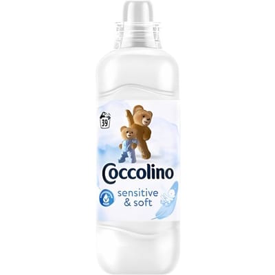 Adoucissant Coccolino Sensitive & Soft 975ml (39 Lavages)