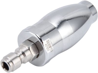 Dailygoods- Turbo-mondstuk 3600 PSI - Hoge Druk - Roterend - Roestvrij Staal - Snelkoppeling 1/4 inch - Duurzaam en Antioxiderend - Hogedrukreiniger Mondstuk