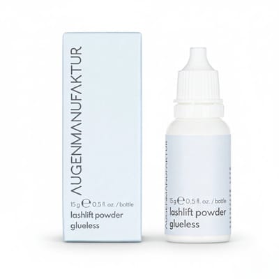 Augenmanufaktur Lashlift Poeder Lijmloos Flesje Zijde / Verdikkingspoeder voor Lashlift Lotion 15 g