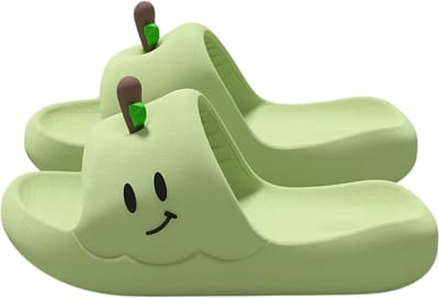 Cartoon Dikke Zool Indoor Slippers Dames – Lichtgewicht en Stijlvolle Dames Pantoffels - Dames slippers binnen zacht lichtgewicht EVA, comfortabele huis slippers dames - Groen - Maat 36