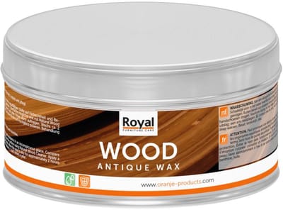 Wood Antique - Wax kleurloos - Transparante Was - Voor uw hoeten meubels - 370ml