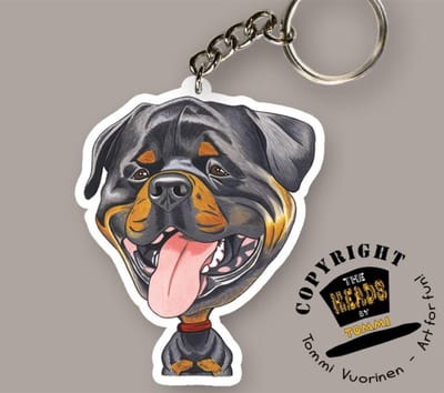 Sleutelhanger Hond Rottweiler