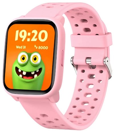 Smartwatch Kinderen – Geen App Nodig – Stopwatch – Stappen – Roze