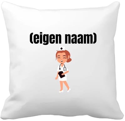 Akyol - dokter vrouw met eigen naam Kussen hoes - Dokter - iemand die dokter is - cadeau - verjaardag - kado - ziekenhuis - 40 bij 40 cm