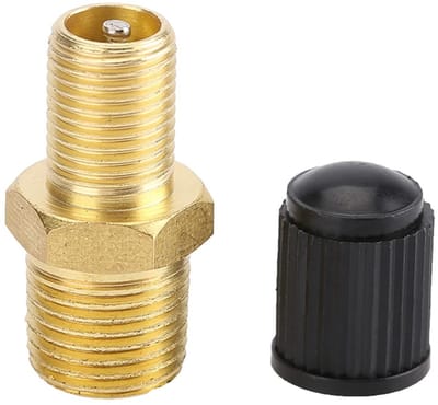 Dailygoody - Messing Schrader Ventiel - 2 stuks ventielen voor luchtcompressor - NPT tank ventielen - Duurzaam en betrouwbaar - Geschikt voor diverse .