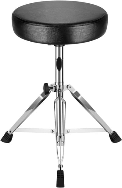 AHD® Drumkruk - Kruk - Drumkruk Verstelbaar - 7 kleuropties - Zwart - 44cm x 11cm x 8cm