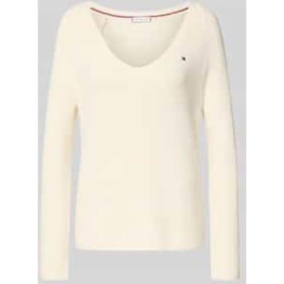 regular fit gebreide pullover van puur katoen