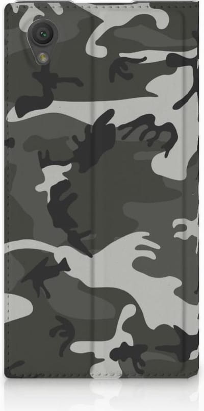 Sony Xperia L1 Hoesje met Magneet Army Light