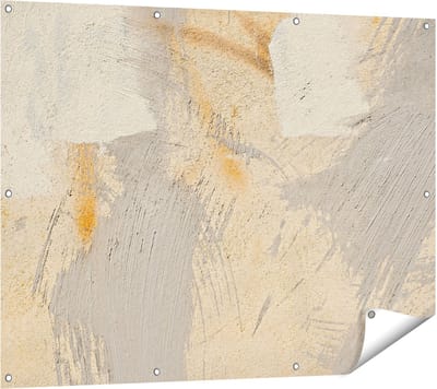 Gards Tuinposter Abstracte Kunst van een Cementen Muur - 120x90 cm - Tuindoek - Tuindecoratie - Wanddecoratie buiten - Tuinschilderij