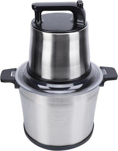 Keukenmachine - Voedselhakker Deegkneder - Maaltijden Bereiden - Krachtige 1800W Motor - 10L Kom - Zilver