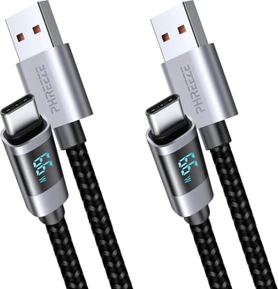 6a usb naar usb C kabel met fast charge - Usb A naar usb C - Oplaadkabel voor telefoon, tablet
