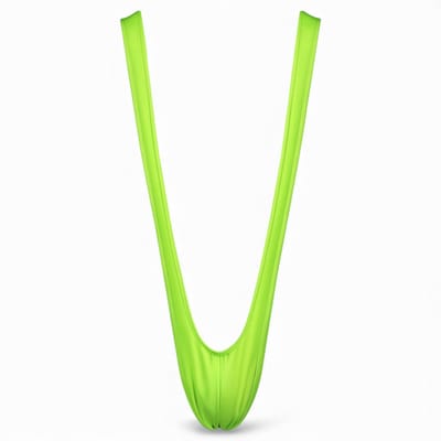Dailygoods- Herenbadpak Grappig - Hoog Gesneden Herenslip - Eenheidsmaat - Polyester/Elastaan - Perfect voor Feestjes - Humoristisch Kostuum - Zwemslip