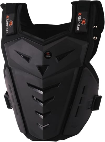 Alleen Motor Harnas Vest met Borst- en Rugprotector voor Motorcross en Off-Road Rijden