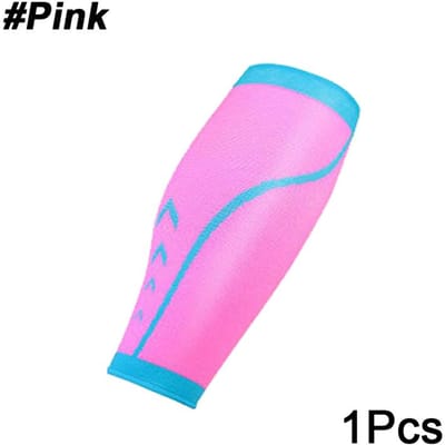 1 stuks kuitcompressiemouw, compressiebeenmouwen voor hardlopen, compressiekousen zonder voet, helpt scheenbeenspalken, beschermmouwen M roze