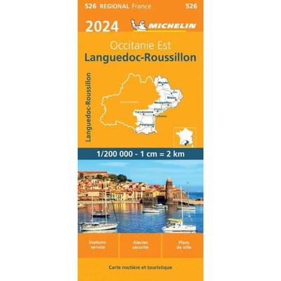 Michelin Wegenkaart 526 Languedoc-Roussillon 2024