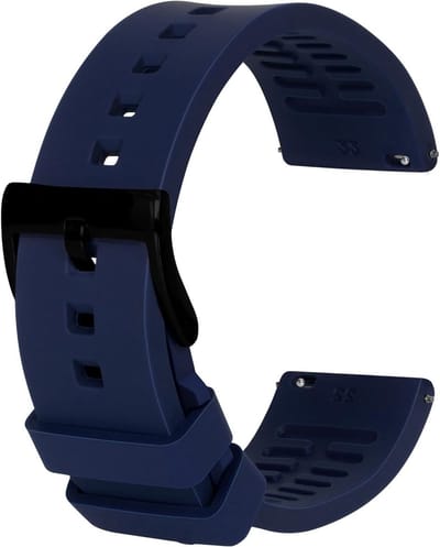 Siliconen Horlogeband 18mm 19mm 20mm 21mm - Waterdicht Rubber - Snelle Bevestiging - Ideaal voor Smartwatches - SnelShoppen