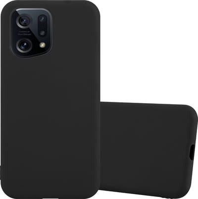 Cadorabo Hoesje geschikt voor Oppo FIND X5 in CANDY ZWART - Beschermhoes gemaakt van flexibel TPU silicone Case Cover