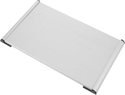 Naamplaat Metaal - Identificatie Bord - Kantoor Inrichting - Robuust Aluminium - 31x18.5 cm - Zilver