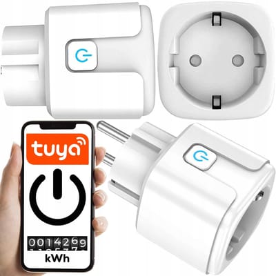 Slimme WiFi-stopcontacttimer met energiemeting - Tuya-app
