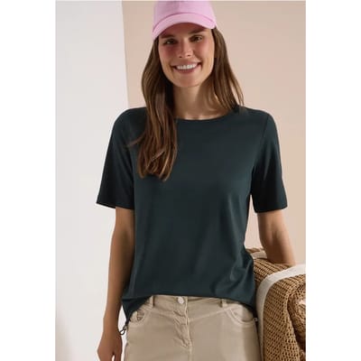 Shirt met koorden aan de zijkant